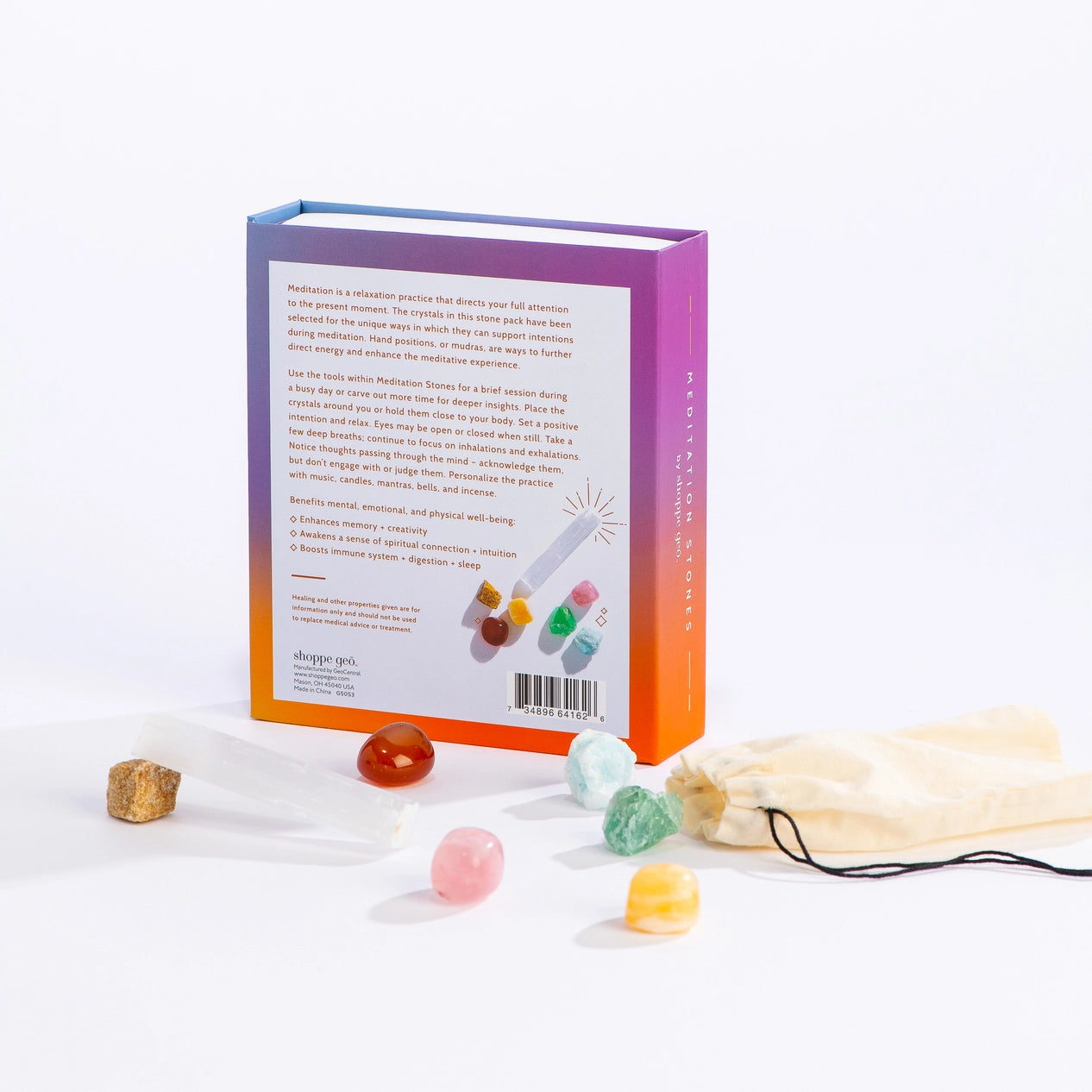 Meditation Stones Boxed Crystal Collection